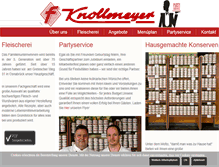 Tablet Screenshot of knollmeyer.de